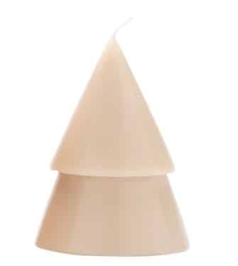 Original Home kaars kerstboom beige M