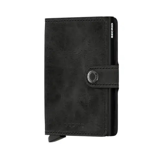 SECRID Miniwallet vintage zwart
