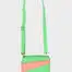 SUSAN BIJL Bum bag greenscreen & coral small
