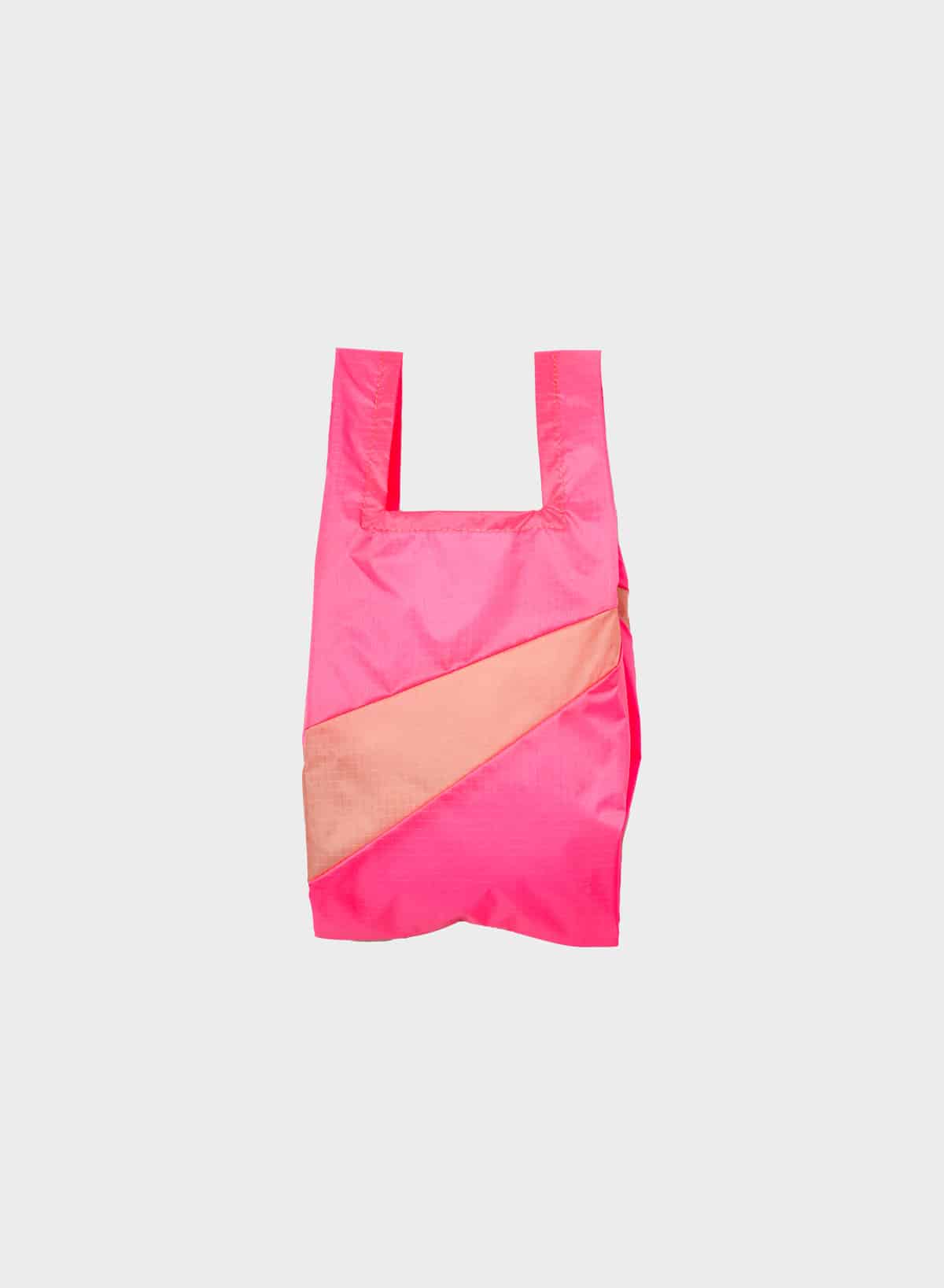 SUSAN BIJL Shopping bag fluo pink & try S