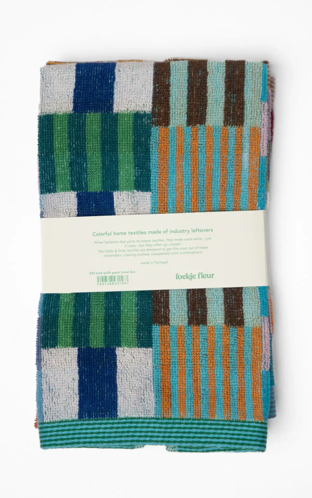 Foekje fleur Guest towel duo tulip quilt #83