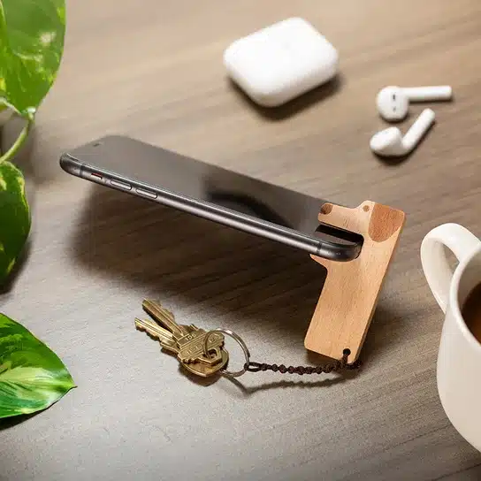 KIKKERLAND Pup telefoonhouder