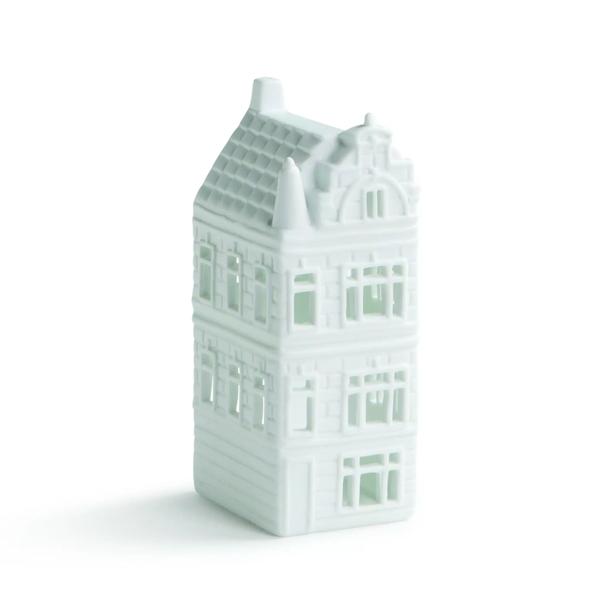 &klevering grachtenpand waxinelichthouder toren