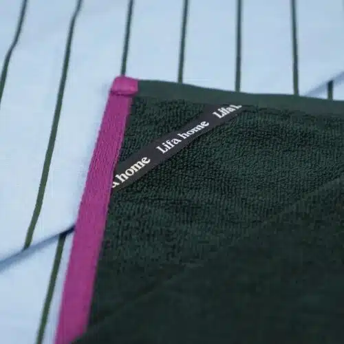 Lifa Home Theedoek en handdoek set Vivid Blue Green