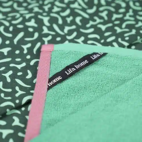 Lifa Home Theedoek en handdoek set Vivid Green Green