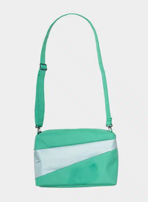 SUSAN BIJL Bum bag holly green & surf spray medium