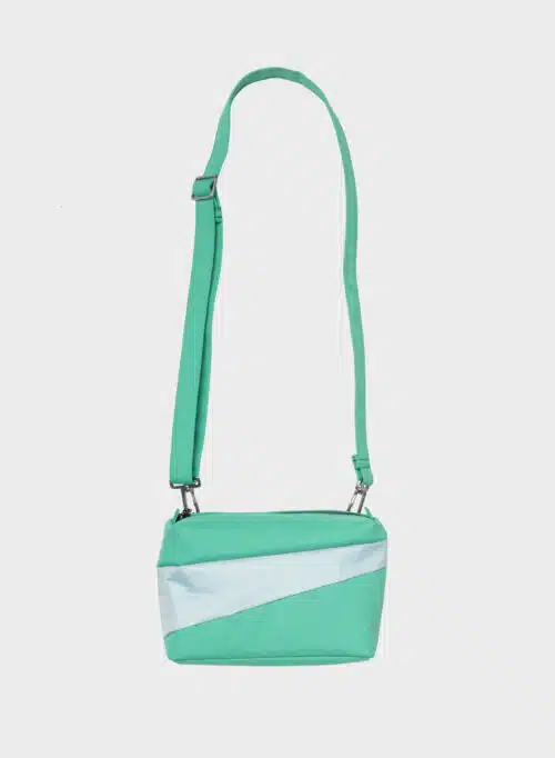 SUSAN BIJL Bum bag holly green & surf spray small