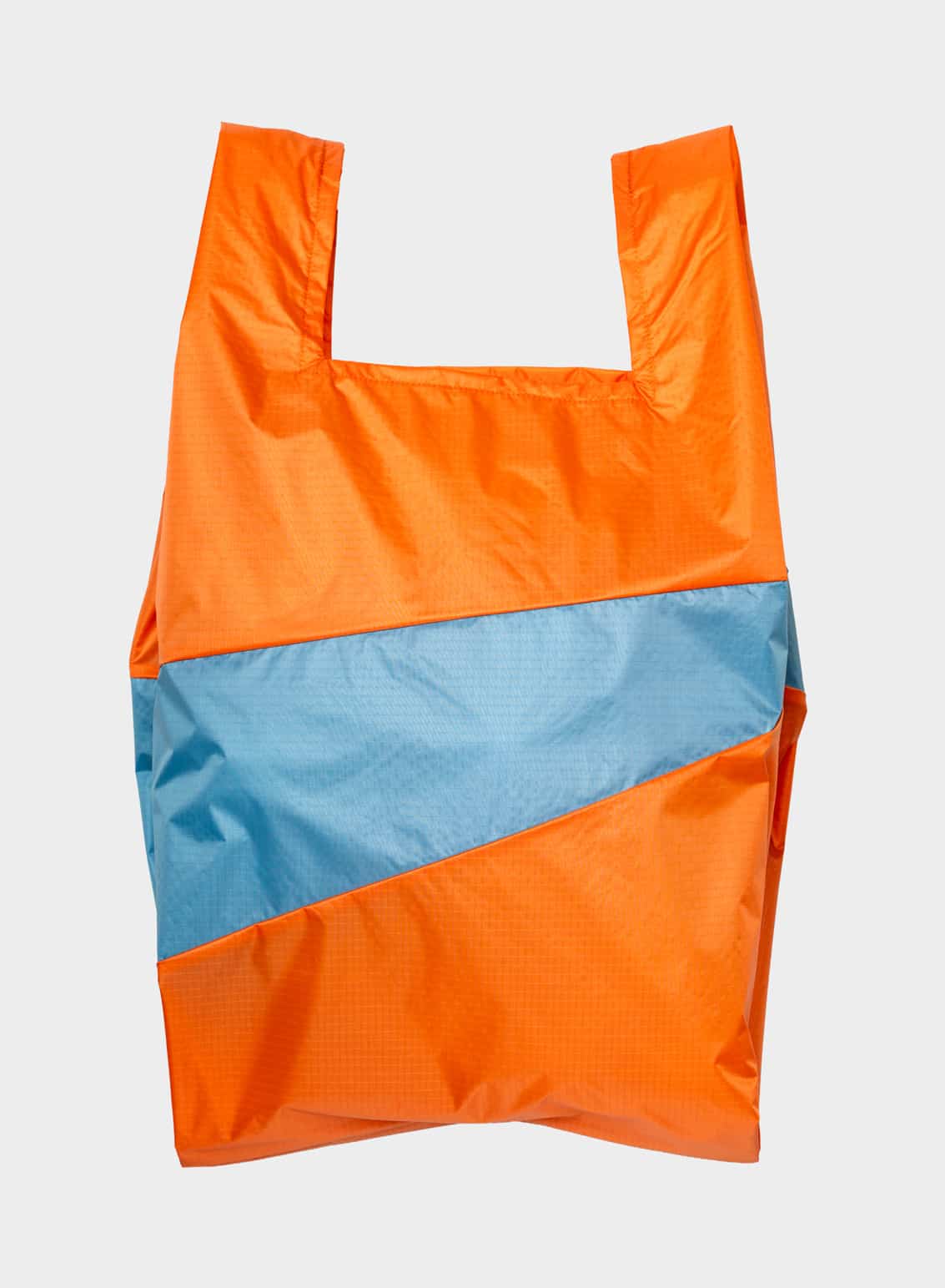 SUSAN BIJL Shopping bag orange & ocean large
