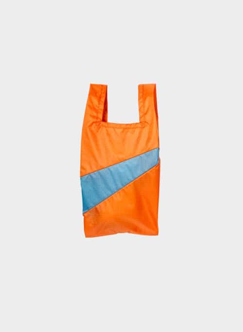 SUSAN BIJL Shopping bag orange & ocean small