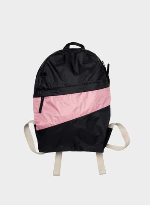 SUSAN BIJL The foldable backpack black & pink panther medium