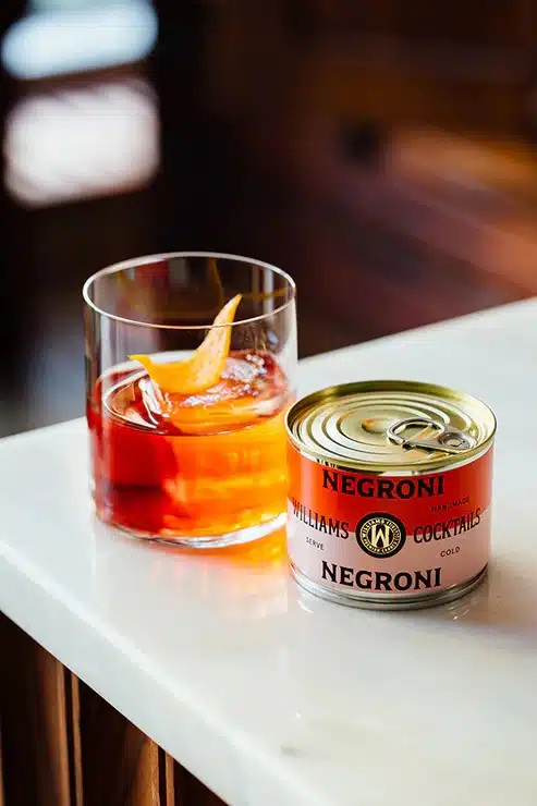 Williams premium Negroni cocktail