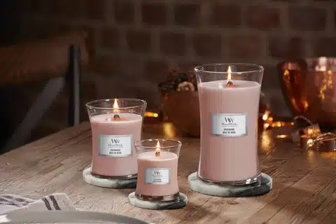 Woodwick Rosewood kaars mini