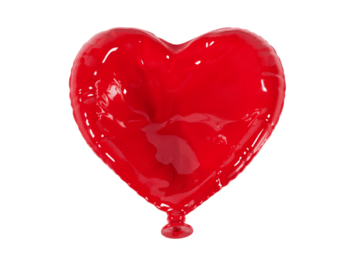 Bitten Hart balon schaal