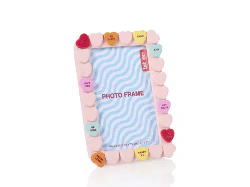 Bitten Sweet heart fotolijstje roze