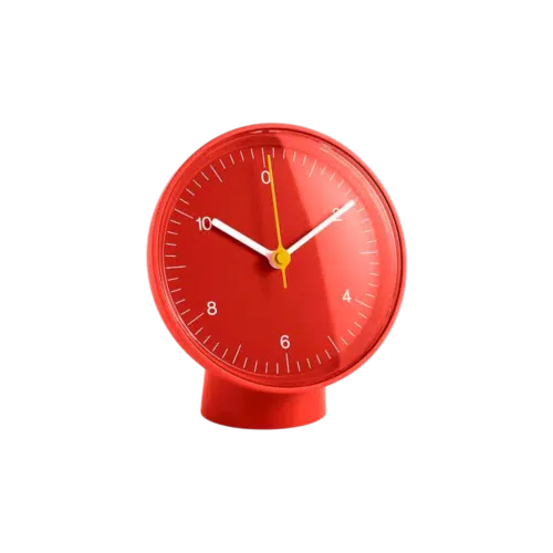 HAY tafel klok rood