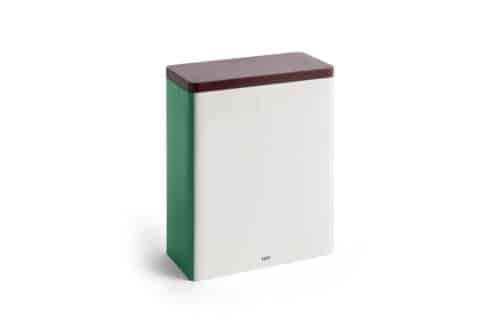HAY tinnen blik XL gebroken wit / burgundy / groen
