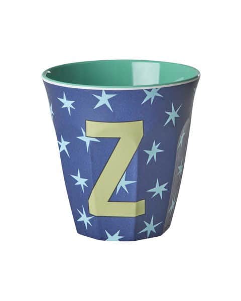 RICE Melamine beker letter Z Stars