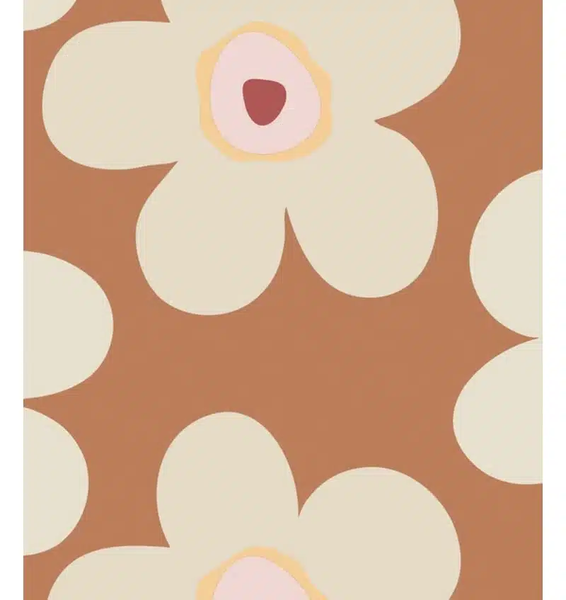 Lola Tafelzeil Big flower chai latte