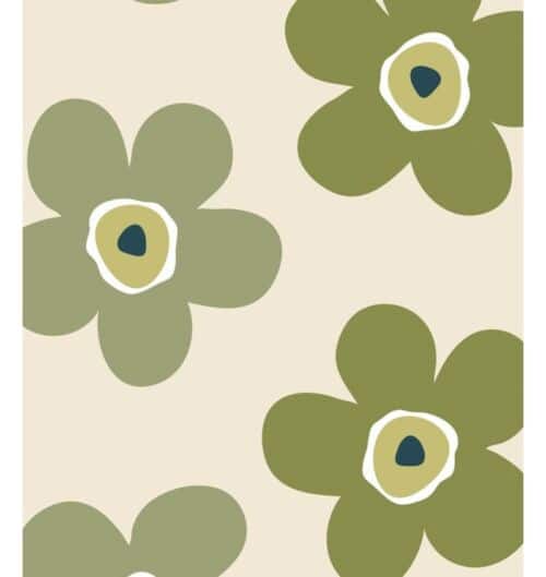 Lola Tafelzeil Small big flower moss