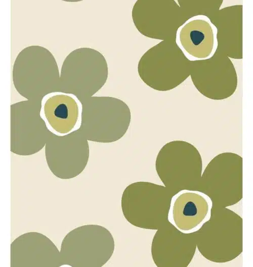 Lola Tafelzeil Small big flower moss