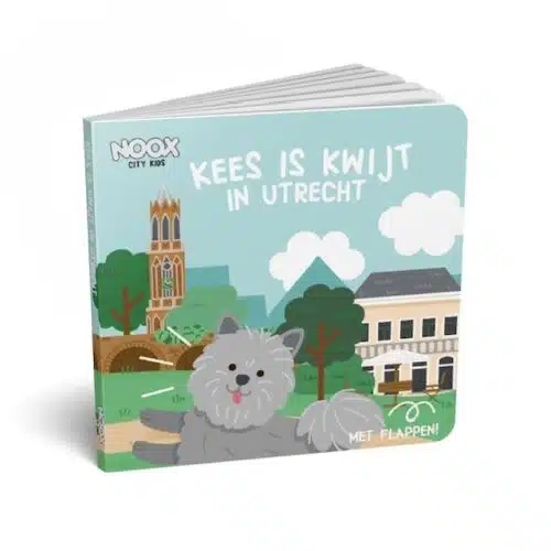 NOOX x KECK & LISA Kees is Kwijt in Utrecht boek met flappen